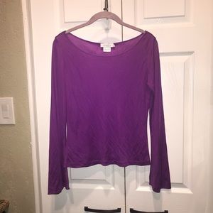 Emilio Pucci Silk Long Bell Sleeve Top Size 6 8 40